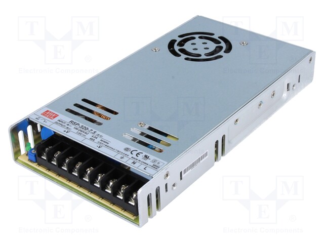 Power supply: switched-mode; modular; 300W; 7.5VDC; 215x115x30mm