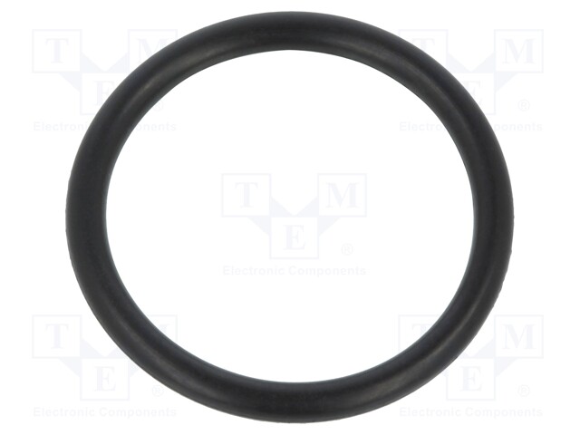 O-ring gasket; NBR; D: 2mm; Øint: 18mm; black; -30÷100°C