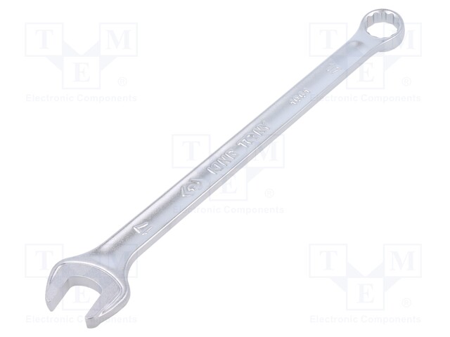 Wrench; combination spanner; 17mm; Chrom-vanadium steel; long