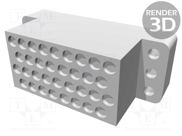 Connector: rectangular; AMP M Series; male; PIN: 34