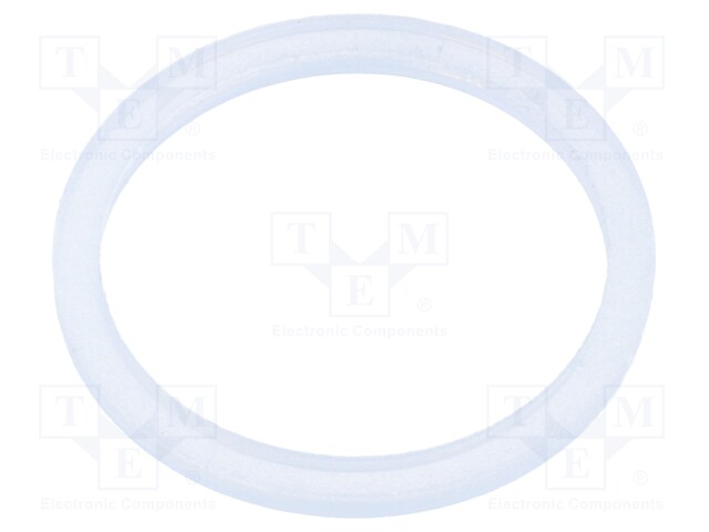 Gasket; polyetylene; D: 2mm; Øint: 22.5mm; Øout: 27mm; PG16; -30÷70°C