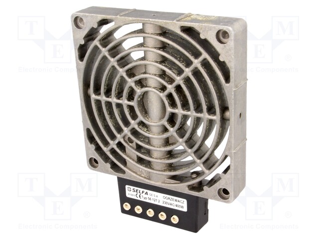 Radiator heater; 400W; 145°C; 230V; DIN EN50022 35mm