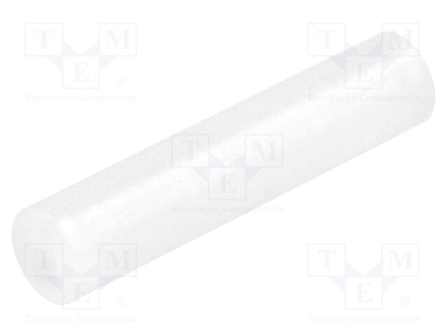 Spacer sleeve; LED; Øout: 5mm; ØLED: 5mm; L: 23mm; natural; UL94V-2