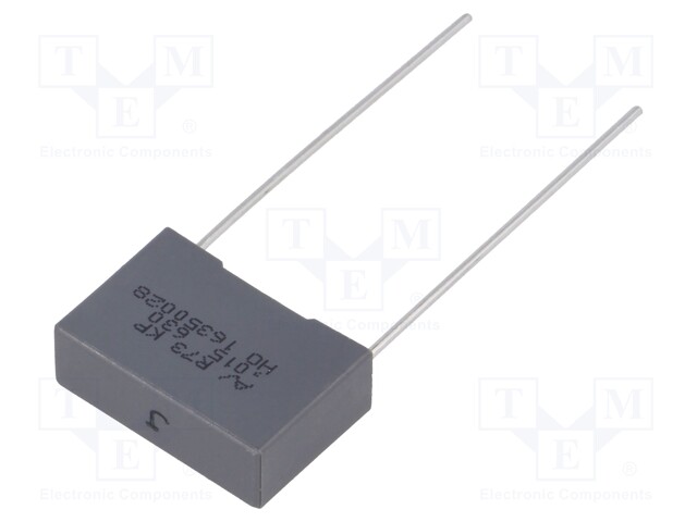 Capacitor: polypropylene; 15nF; 15mm; ±5%; 18x6x12mm; -55÷105°C