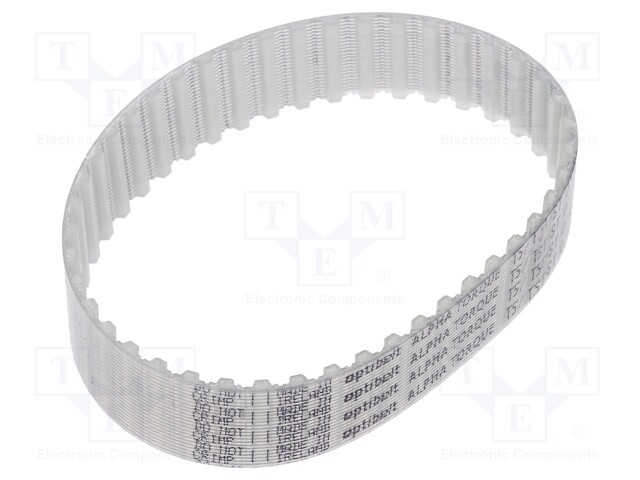 Timing belt; T5; W: 12mm; H: 2.2mm; Lw: 165mm; Tooth height: 1.2mm