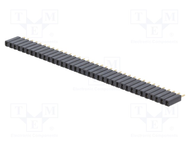 Socket; pin strips; female; PIN: 36; straight; 2.54mm; THT; 1x36
