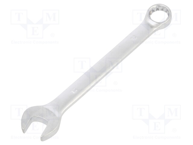 Wrench; combination spanner; 12mm; Chrom-vanadium steel; satin