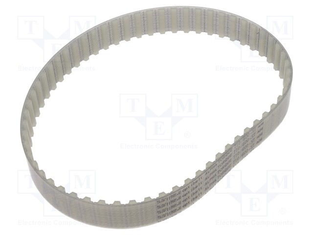 Timing belt; T10; W: 25mm; H: 4.5mm; Lw: 600mm; Tooth height: 2.5mm