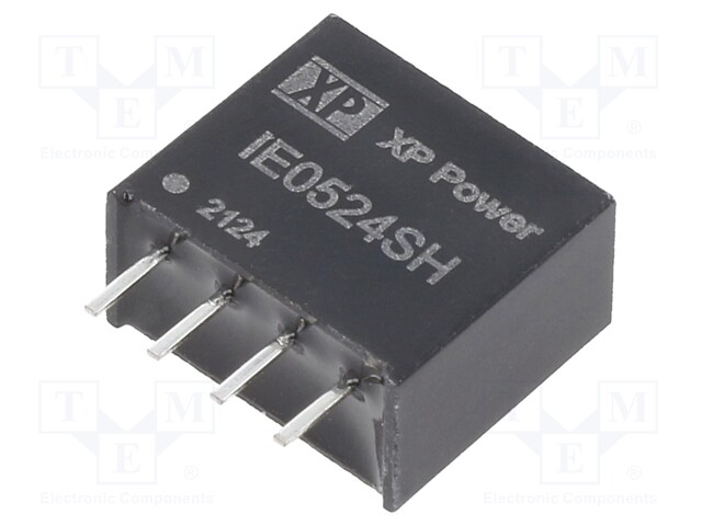 Converter: DC/DC; 1W; Uin: 5V; 24VDC; Iout: 42mA; SIP; 11.68x9.65x6mm