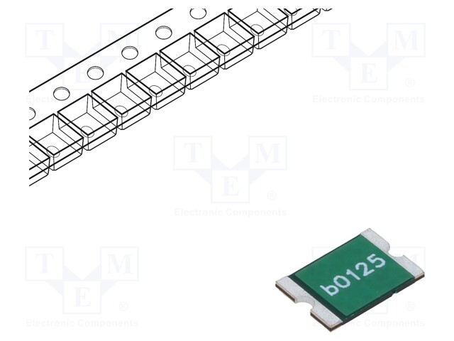 Fuse: PTC polymer; 1.25A; Imax: 100A; Case: 2920; 0ZCF