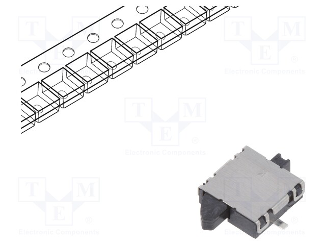 Switch: detecting; Pos: 2; SPST; 0.01A/5VDC; 50000cycles; 500mΩ