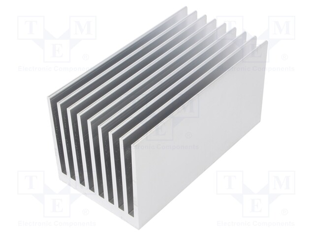 Heatsink: extruded; grilled; natural; L: 150mm; W: 80mm; H: 80mm