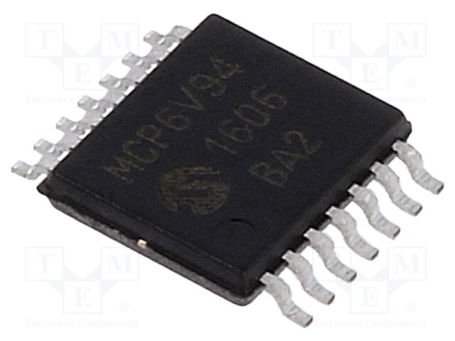 Operational amplifier; 10MHz; 2.4÷5.5V; Channels: 4; TSSOP14