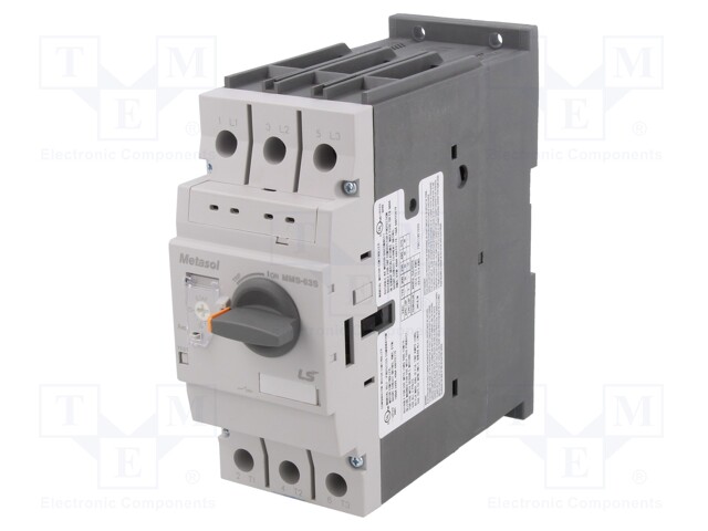 Motor breaker; 22kW; 220÷690VAC; DIN; Overcurrent release: 34÷50A