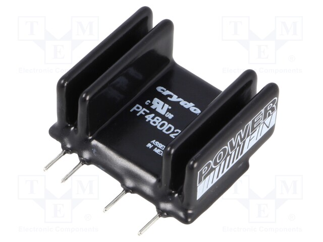 Relay: solid state; Ucntrl: 4÷15VDC; 25A; 48÷660VAC; THT; SIP