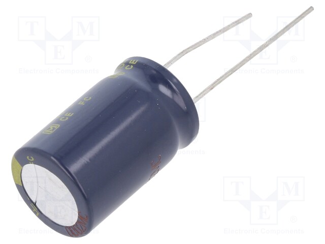 Electrolytic Capacitor, 1800 µF, 35 V, EEUFC Series, ± 20%, Radial Leaded, 5000 hours @ 105°C