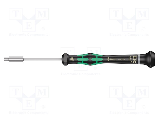 Screwdriver; hex socket; precision; Series: Kraftform Micro