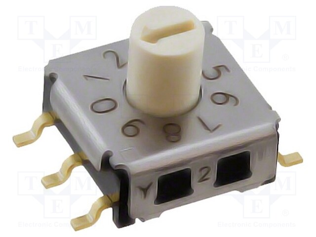 Encoding switch; DEC/BCD; Pos: 10; SMT; Rcont max: 100mΩ; 1.96Ncm