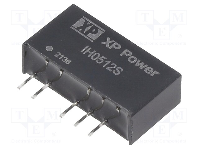 Isolated Board Mount DC/DC Converter, 1kV Isolation, ITE, 2 Output, 2 W, 12 V, 84 mA, -12 V