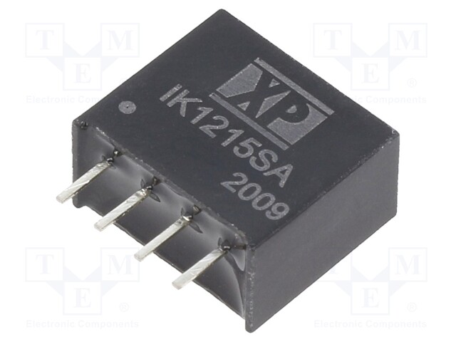 Isolated Board Mount DC/DC Converter, ITE, 1 Output, 250 mW, 15 V, 16.67 mA