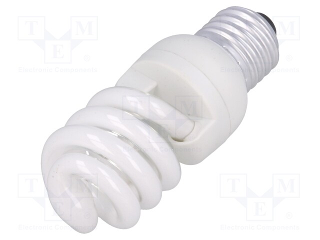 Fluorescent lamp: compact; 13W; L: 119mm; 2700K; Cap: E27; Ø: 52mm