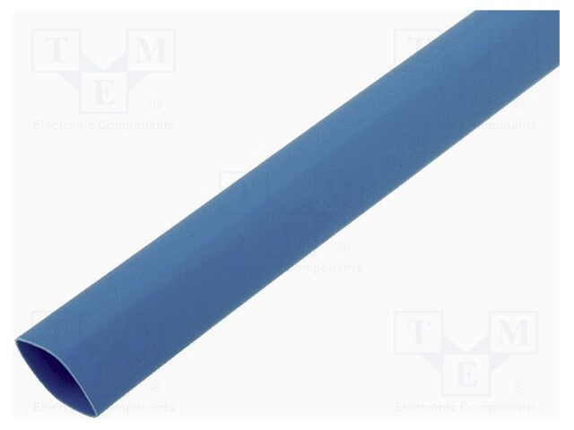 Heat shrink sleeve; 3: 1; 12mm; L: 200mm; blue; Pcs: 10