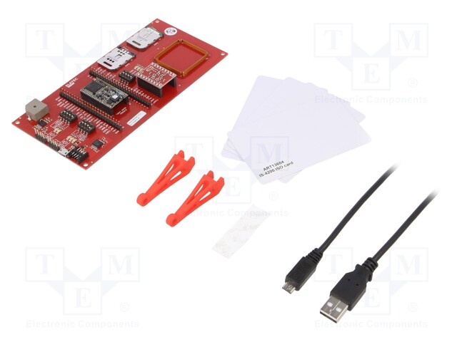 Dev.kit: evaluation; GPIO,SAM,UART,micro-USB; T4NM-FDC1; RFID