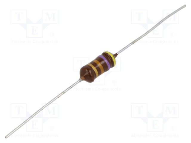 Inductor: ferrite; THT; 470uH; 280mA; 2.5Ω; Ø5.2x12mm; ±5%