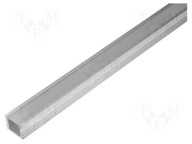 Profiles for LED modules; transparent; surface,recessed; L: 2m