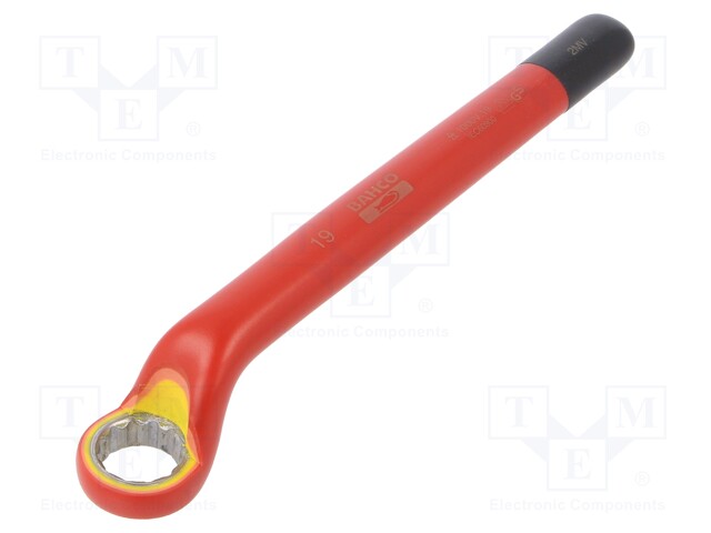 Key; insulated,box; 19mm; IEC 60900,VDE; tool steel; 1kV; 225mm