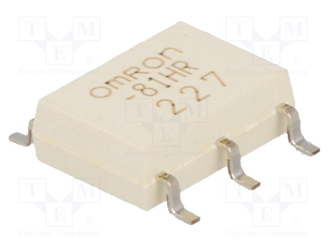 Relay: solid state; SPST-NO; Icntrl: 30mA; 1250mA; max80VAC; SMT