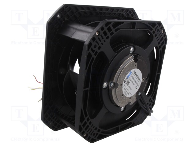 Fan: EC; radial; 230VAC; 226x226x80mm; 755m3/h; ball bearing; IP54