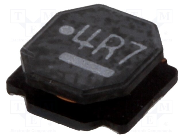 Inductor: wire; SMD; 4.7uH; Ioper: 2A; 60mΩ; 4.9x4.9x2mm; ±20%