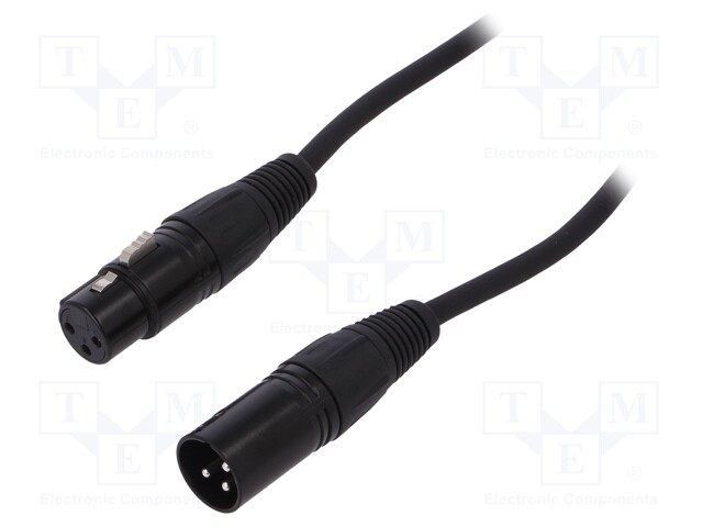 Male-female; PIN: 3; Cable: XLR-XLR; 10m