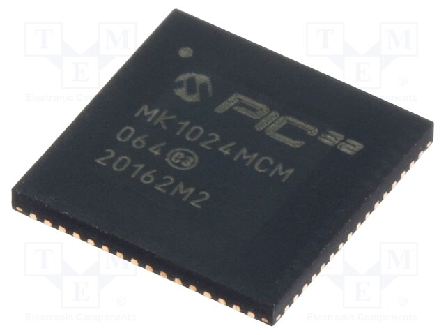 PIC microcontroller; Memory: 1024kB; SRAM: 256kB; SMD; QFN64