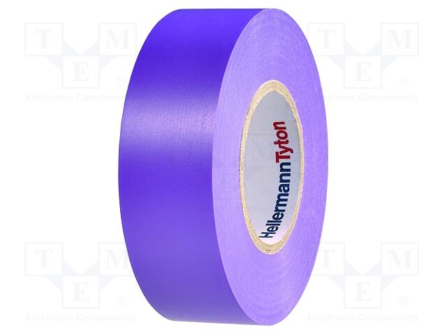 Tape: electrical insulating; W: 19mm; L: 25m; D: 0.15mm; violet; 220%