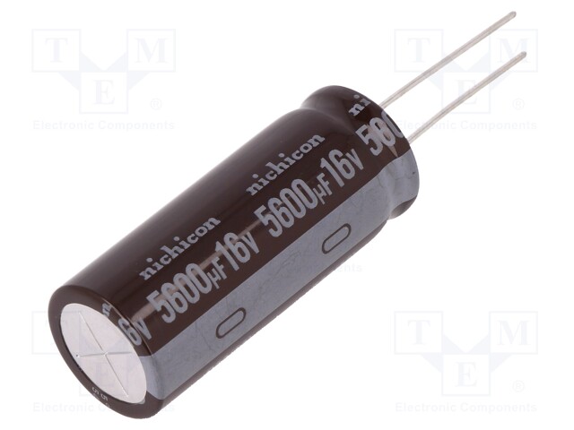 Capacitor: electrolytic; low impedance; THT; 5600uF; 16VDC; ±20%