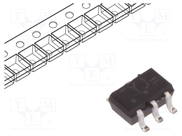 IC: digital; demultiplexer/multiplexer; Channels: 2; SMD; SC88