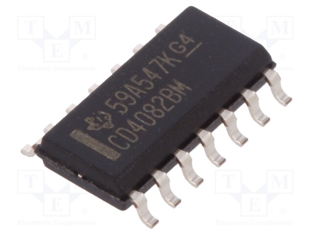 IC: digital; AND; Channels: 2; IN: 4; CMOS; SMD; SO14; Series: 4000B