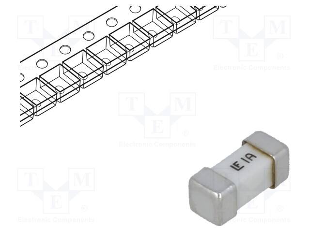 Fuse: fuse; ultra rapid; 1A; 125VAC; SMD; ceramic; Case: 2410; 453