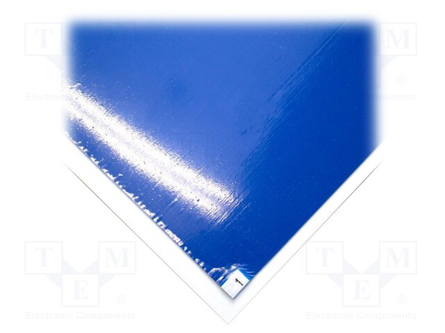 Contamination control mat; Width: 0.65m; L: 0.8m; Colour: blue