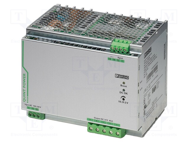 Power supply: switched-mode; Mounting: DIN; IP20