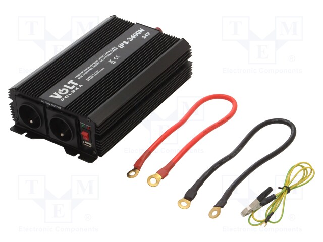 Converter: automotive dc/ac; 1700W; Uout: 230VAC; Out: mains 230V