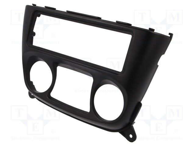 Radio mounting frame; Nissan; 1 DIN; black