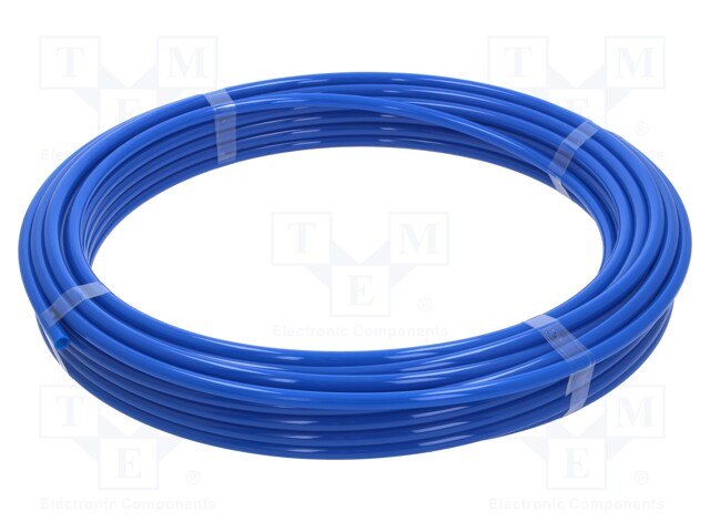 Pneumatic tubing; 7bar; L: 25m; polyetylene; blue