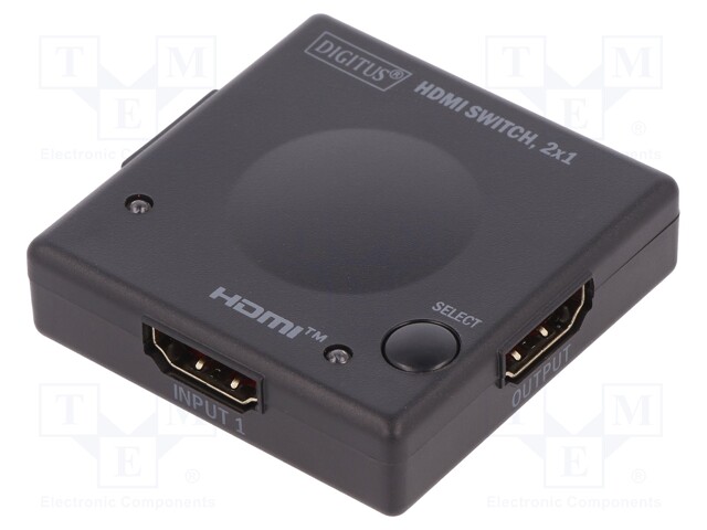 Switch; HDCP 1.3; Colour: black; Input: HDMI socket x2; Kit: switch