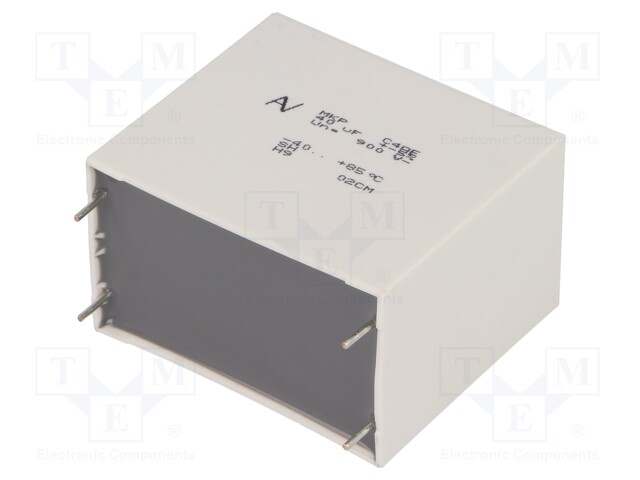 Capacitor: polypropylene; DC-Link; 40uF; ESR: 4mΩ; C4AE; THT; ±5%