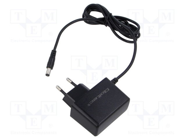 Power supply: switching; mains,plug; 9VDC; 1A; 9W; Plug: EU