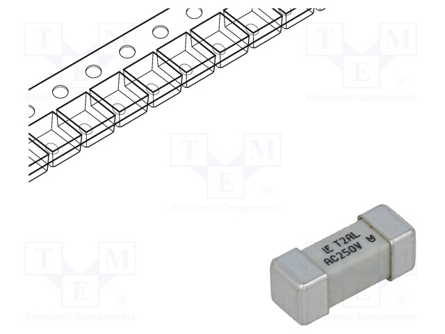 Fuse: fuse; time-lag; 2A; SMD; ceramic; 12,1x4,5mm; 465