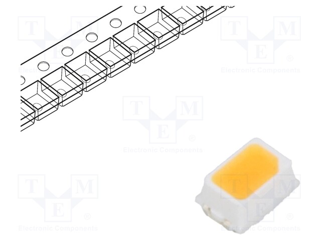 LED; SMD; Mini PLCC2,2014; white warm; 4÷8lm; 2600-2870K; 90; 120°